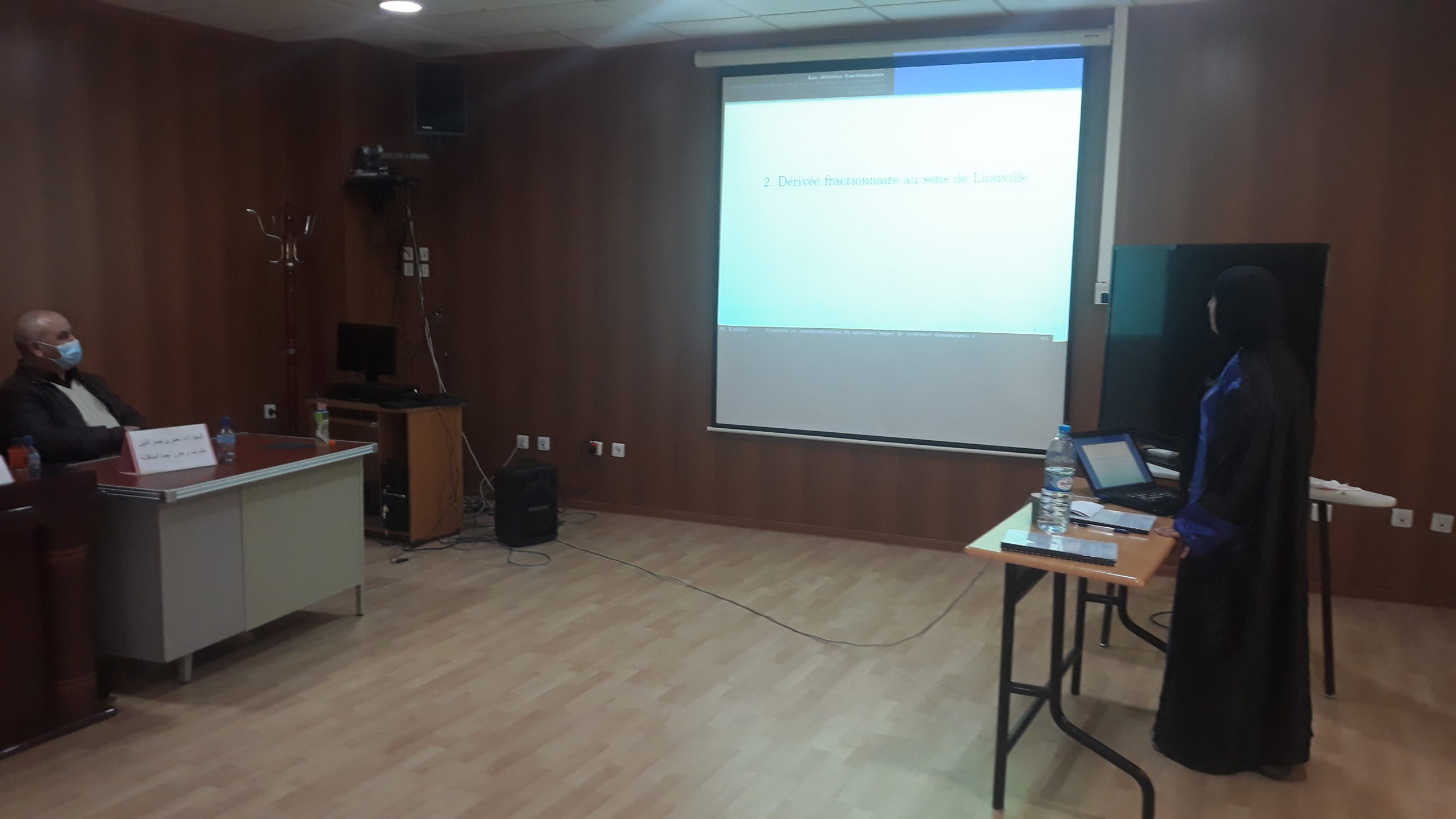 مناقشة اول اطروحتي دكتوراه على مستوى معهد العلوم والتكنولوجيا