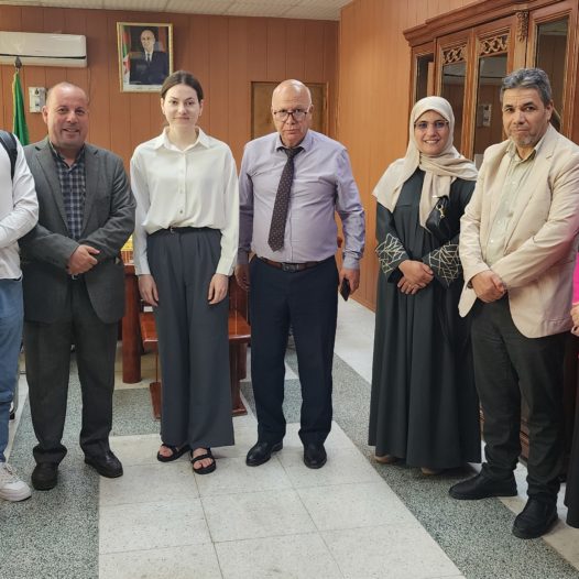 استقبال ، طالبة الدكتوراه Liene KAIBe