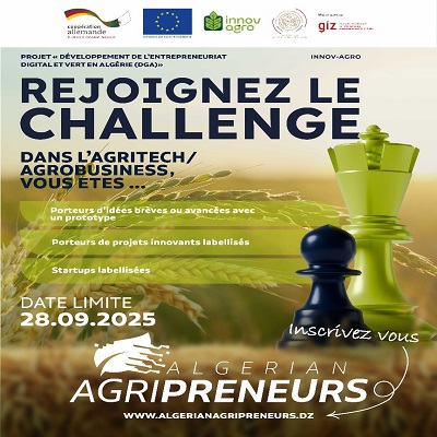 تنظيم اليوم الإعلامي الإفتراضي حول تحدي ALGERIAN AGRIPRENEURS