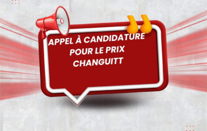 Appel à candidature pour le prix Changuitt